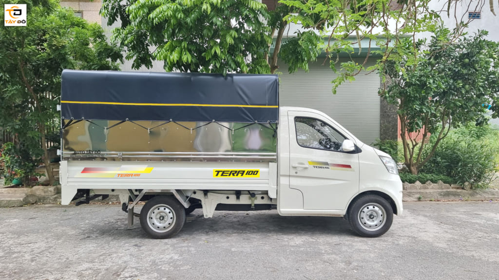 tera 100 thùng mui bạt màu trắng