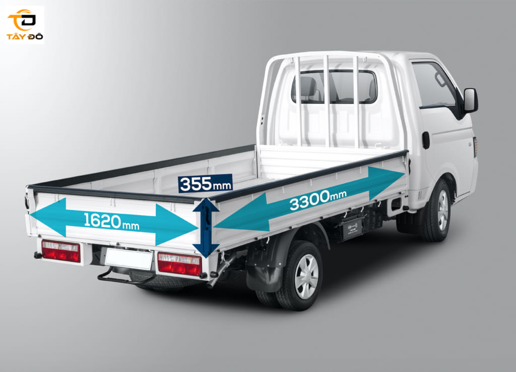 kích thước thùng xe tera180