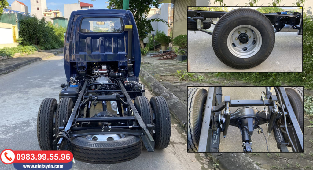 khung gầm xe tera 180