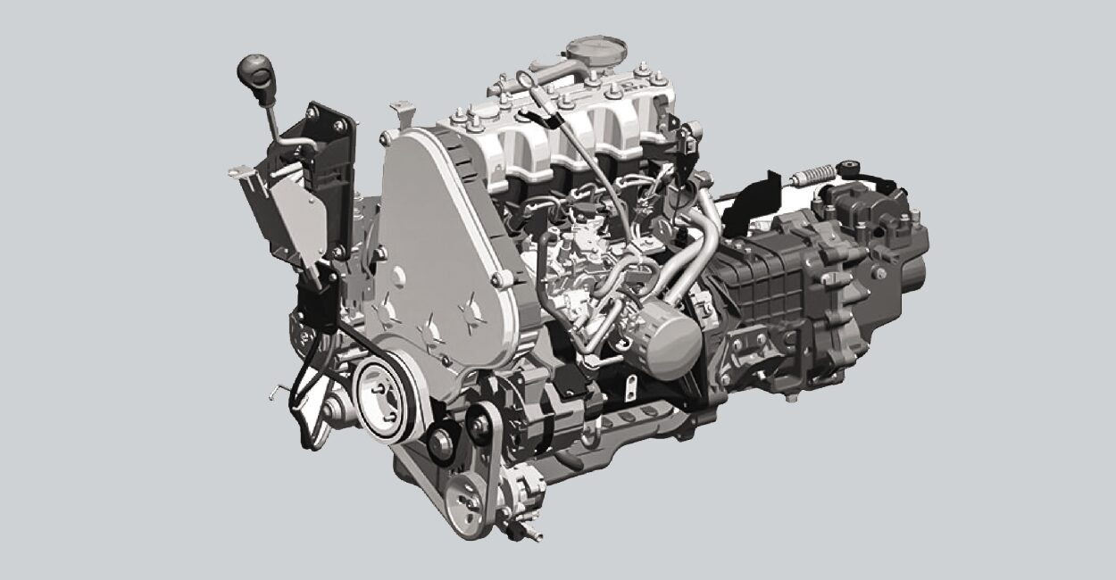 động cơ của Tata Super Ace 1.2 tấn