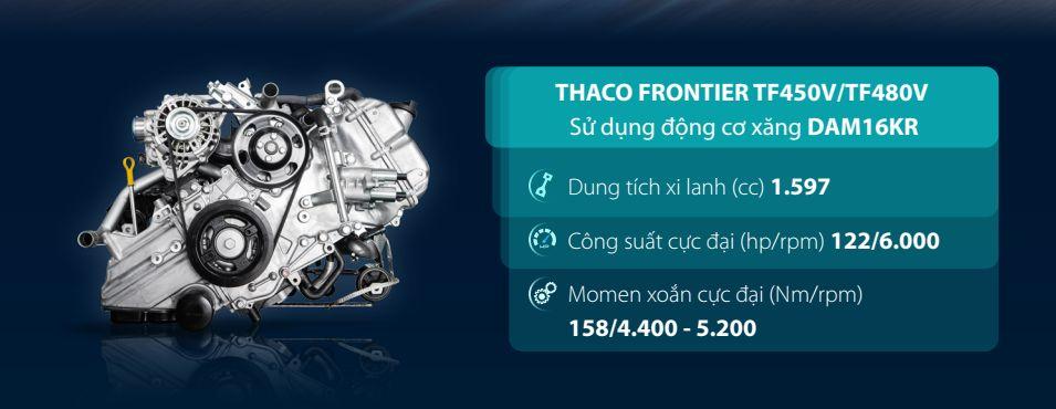 động cơ van 5 chỗ Thaco Frontier TF480V 5S