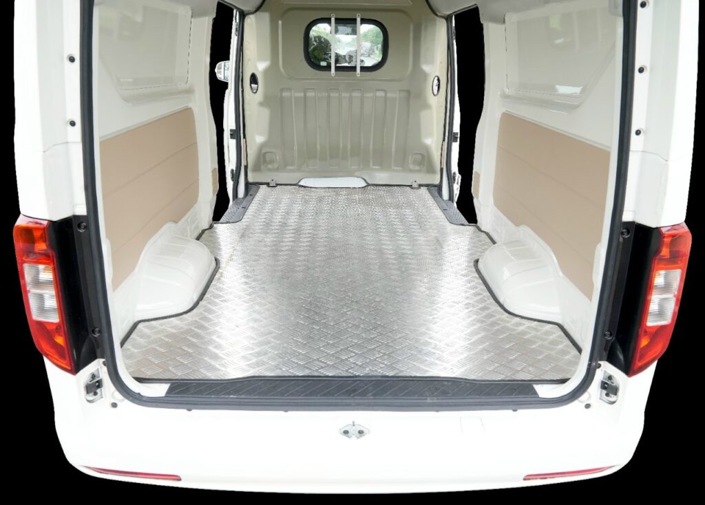 thùng hàng của xe tải van 5 chỗ Thaco Frontier TF450V 5S