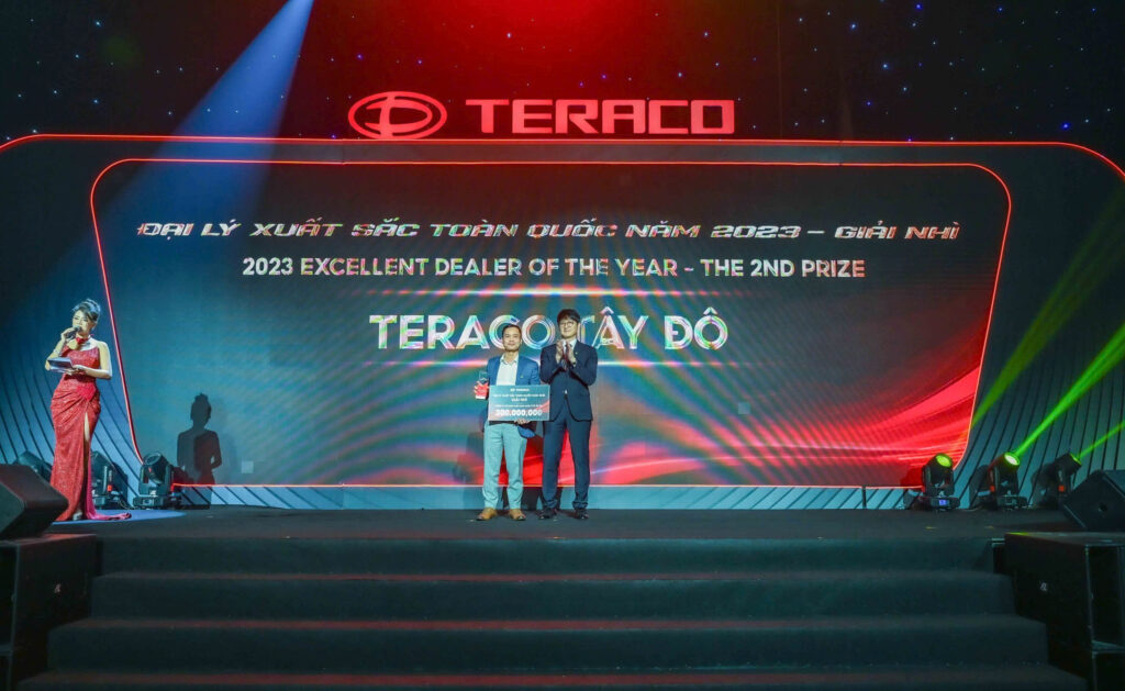Teraco Tây Đô là đại lý teraco tại hà nội đạt thành tích đứng thứ 2 toàn quốc về doanh số bán hàng